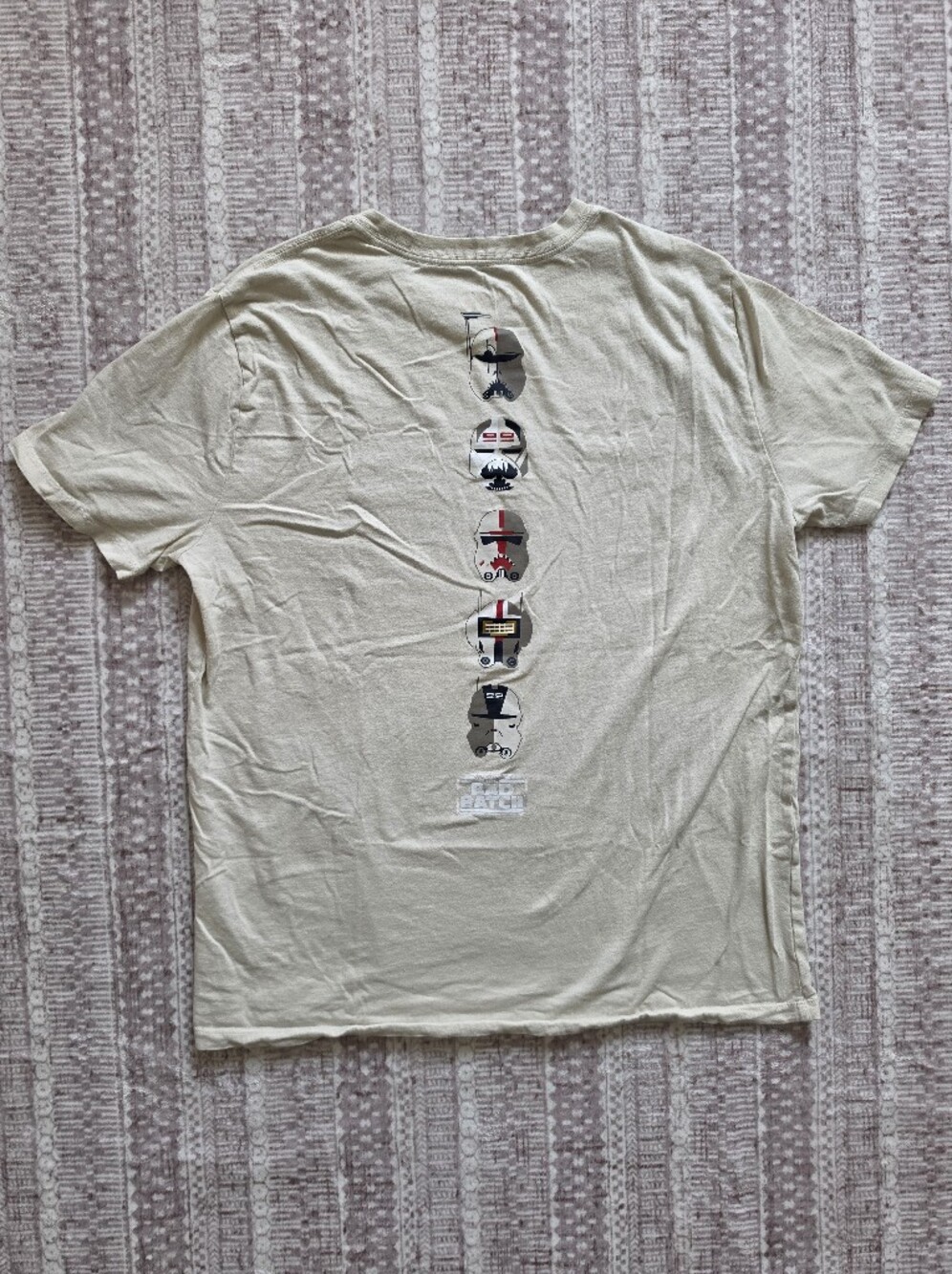 Gap Star Wars Clone Force 99 Bad Batch Beige Graphic T-Shirt Men's - Size Large